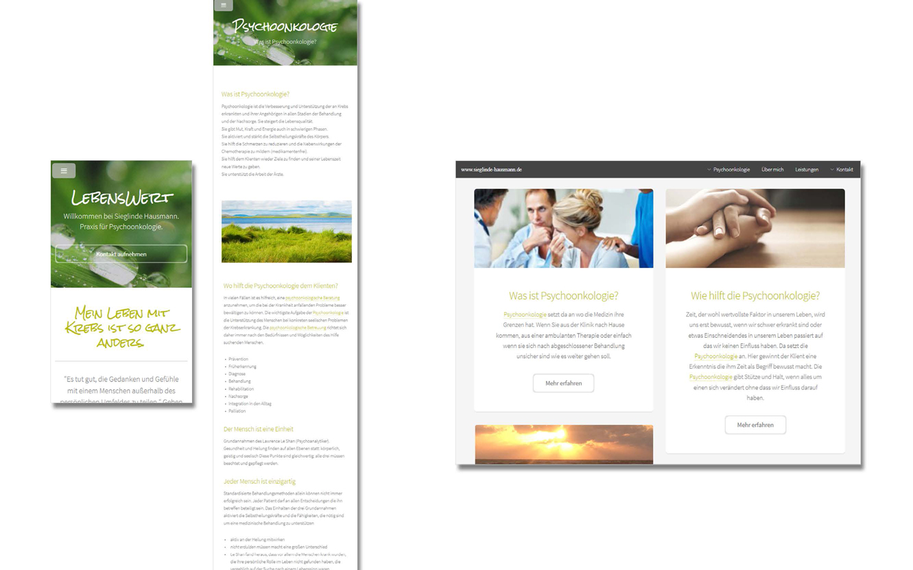 Endergebnis – Responsive Websites für Selbständige und Kleinunternehmen